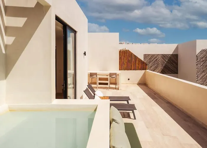 Apartamento Sleek Penthouse Escape With Rooftop Pool Tulum