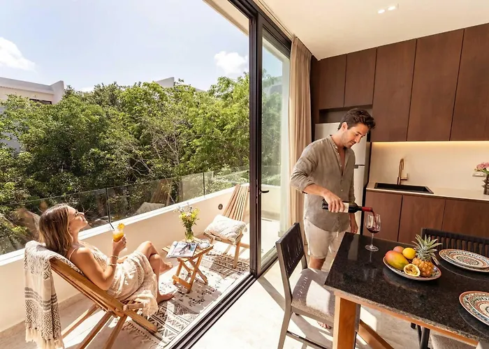 Sleek Penthouse Escape With Rooftop Pool Apartamento Tulum